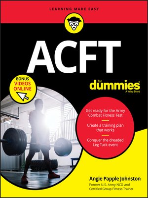 ACFT Army Combat Fitness Test For Dummies - ebook